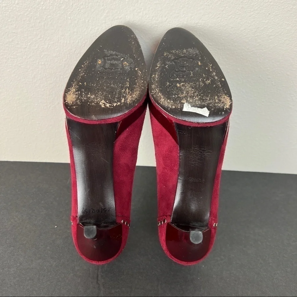 Stuart Weitzman Studded Leather Stiletto Heels